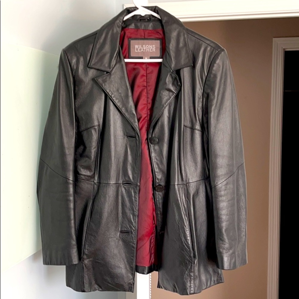 Wilsons Leather Black Leather jacket